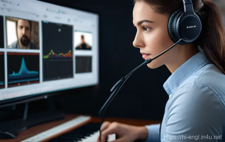 TOEFL Speaking 대화 연습법 - Here are three detailed image generation prompts in English, based on the provided text and adhering...